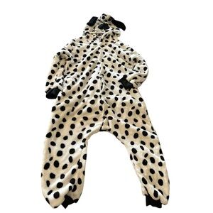 Black and White Halloween Costume Dog Jumpsuit